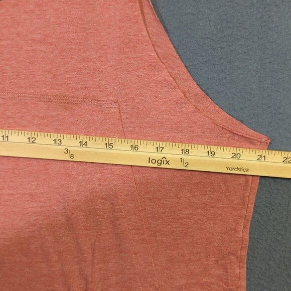 Under Armour Project Rock Tank Men's M Soft Red/ Pink Sleeveless Hooded Tank - Picture 6 of 9